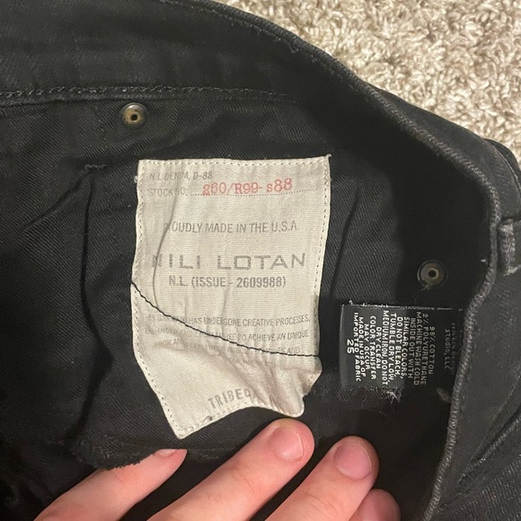 Nili Lotan N.L. (Issue - 2609988) High Waisted Skinny Jean - Picture 3 of 4